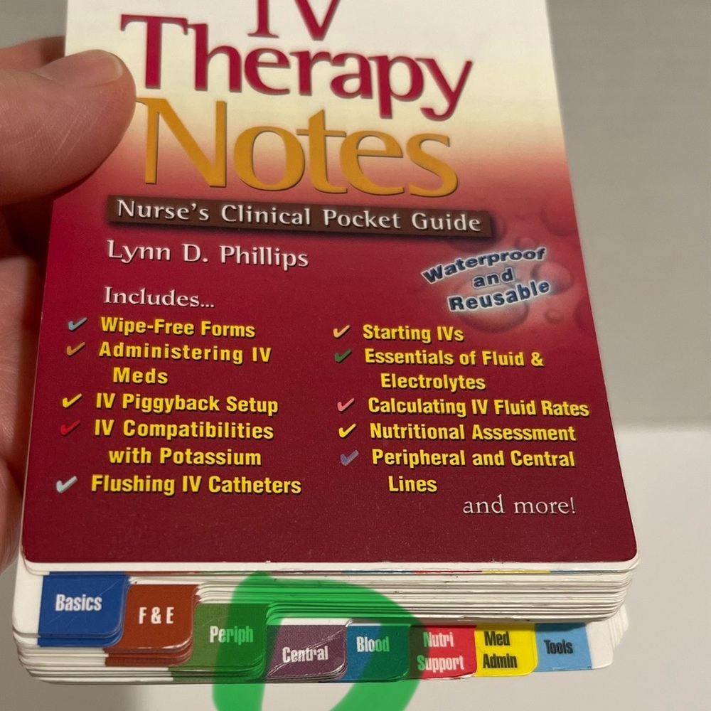 IV Therapy Notes: Nurse’s Clinical Pocket Guide - Picture 11 of 12
